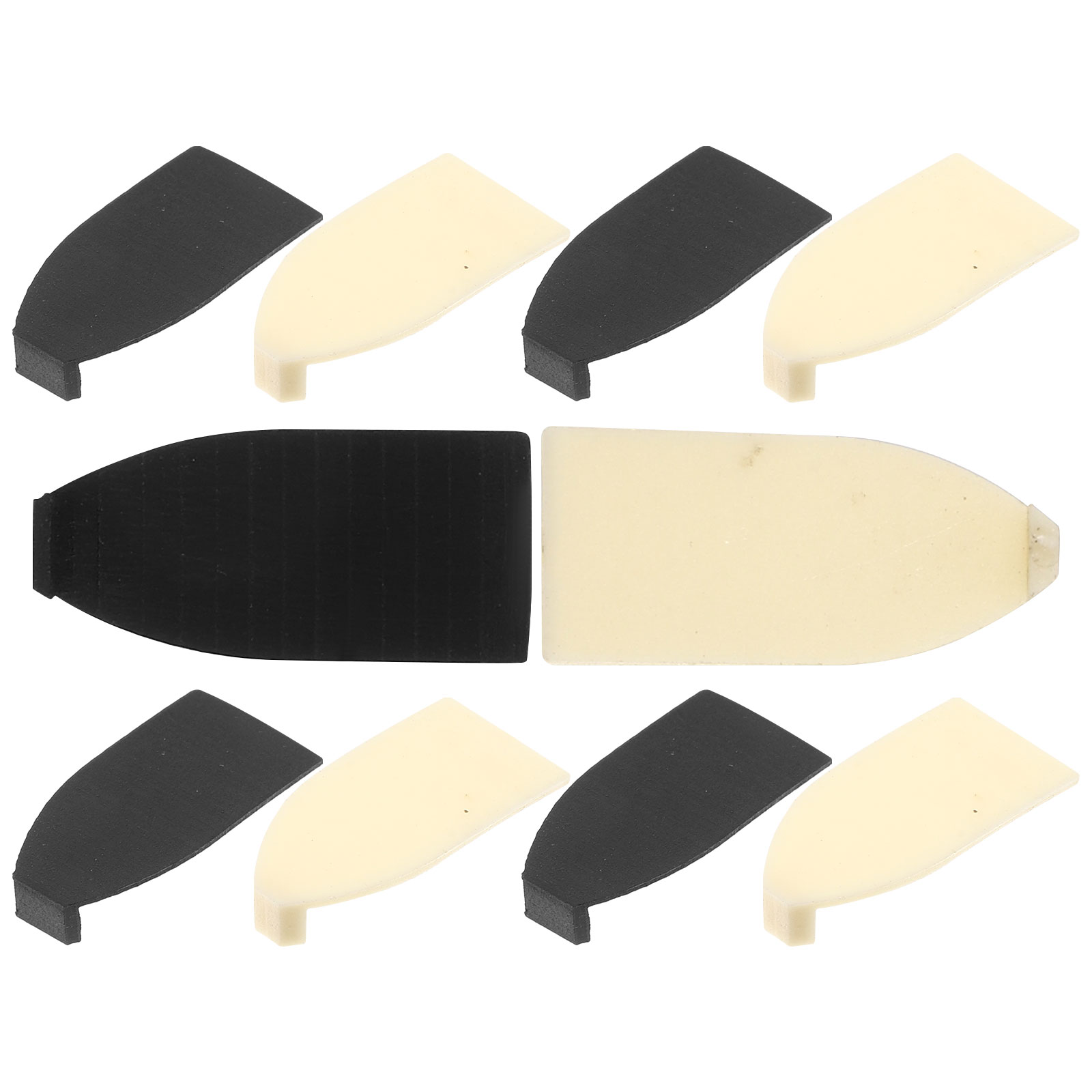 10 Pcs Cello Bow Pieces Violin Accessories Stringed Instruments Parts Fittings Repair Replacement Kit Plastic and