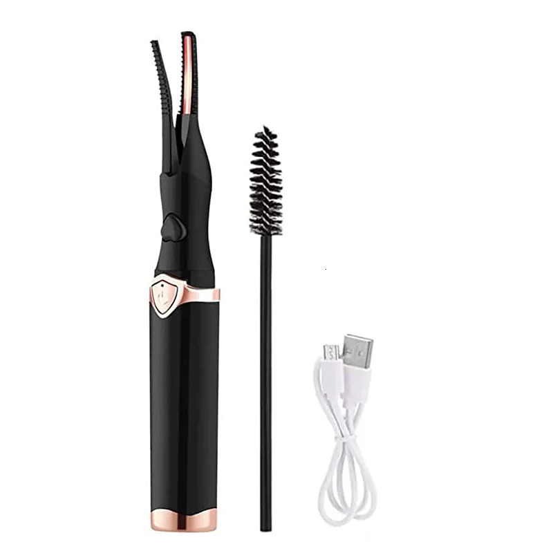 Heated Eyelash Curler USB Rechargeable Electric Eyelash Curler For Eye lash Quick Natural Curling and 24 Hours Long Lasting 240621