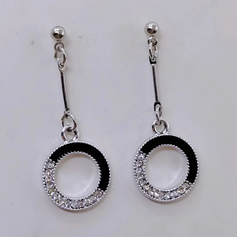 Love Earrings, Clover Alloy Pendant Earrings, Valentine's Day Love Number Lifetime, I Love You DIY Handmade Earring Gift