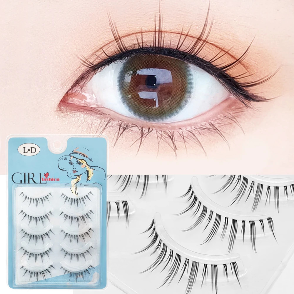 DIY Lashes Premade Fan A/M Shape Spikes Cluster Eyelash Mix Extension Individual Makeup Natural Wispy 3D Premade Peduncle Hyali 240624