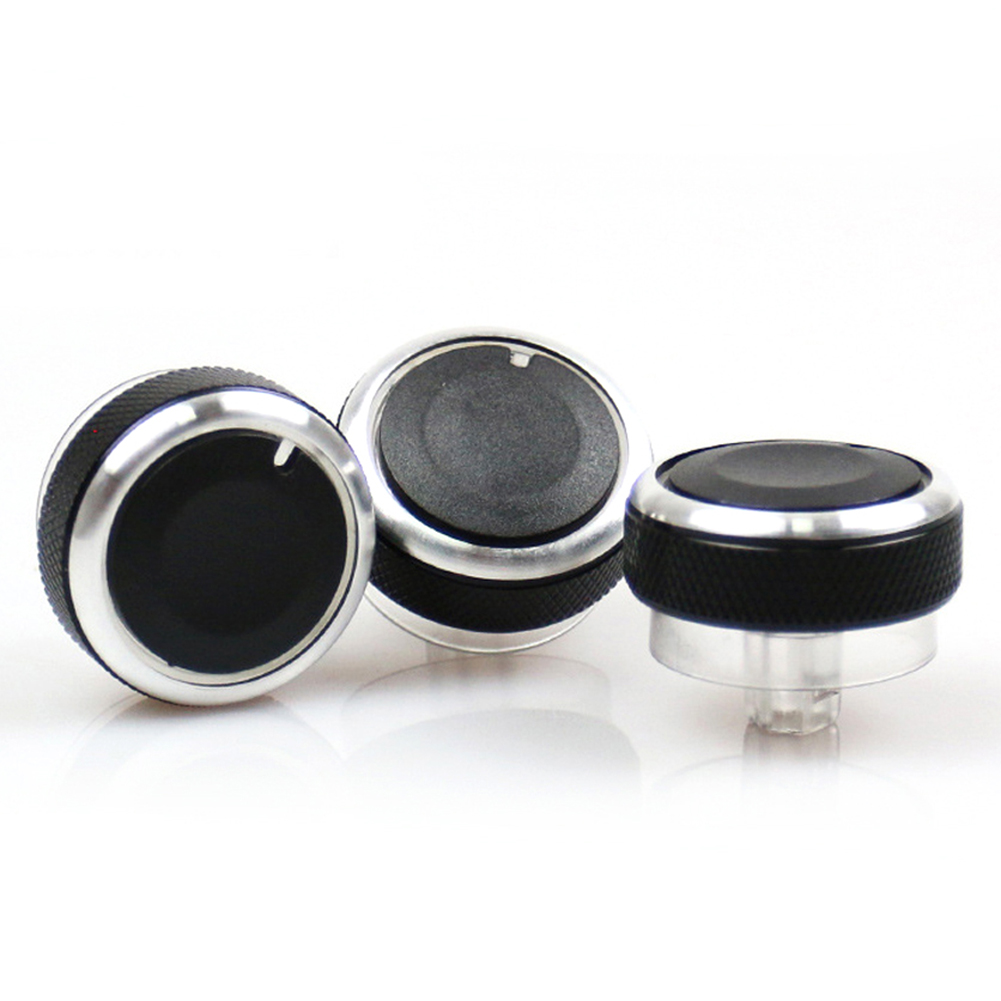 3Pcs/Set Car Air Conditioner AC Switch Knob Heat Control for Focus Max