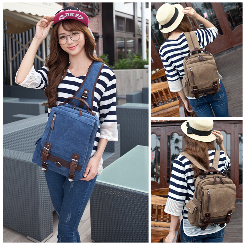 Designer Bag new Small Canvas Backpack Men Travel Back Pack Multifunctional Shoulder Bag for Women Laptop Rucksack School Bags Female Daypack