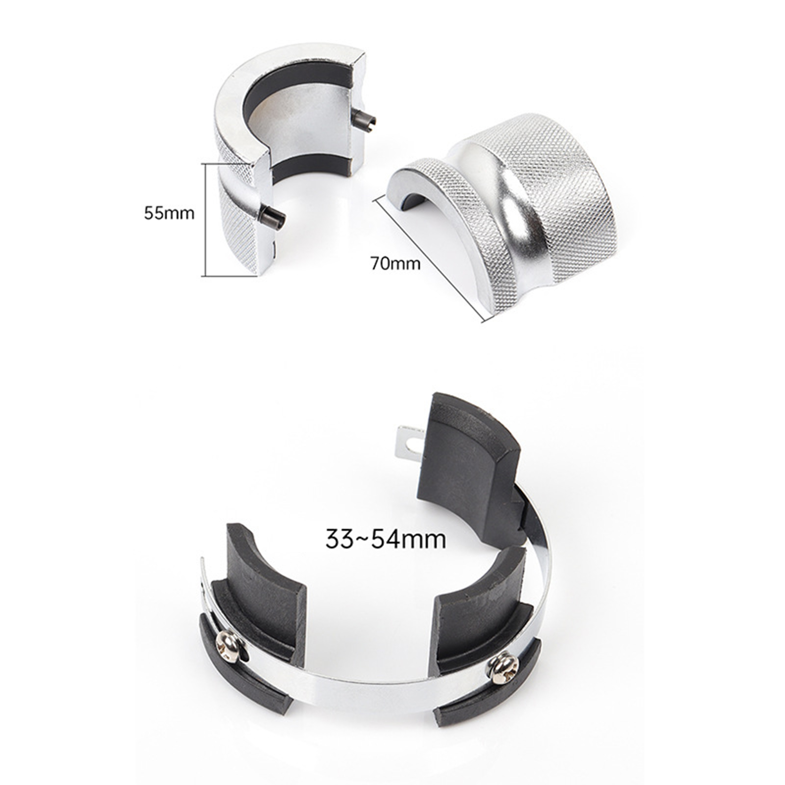 Motorcycle Fork Seal Driver Tool Set 33mm-54mm Motorcycle Accessories Adjustable for Motorcycle Maintenance