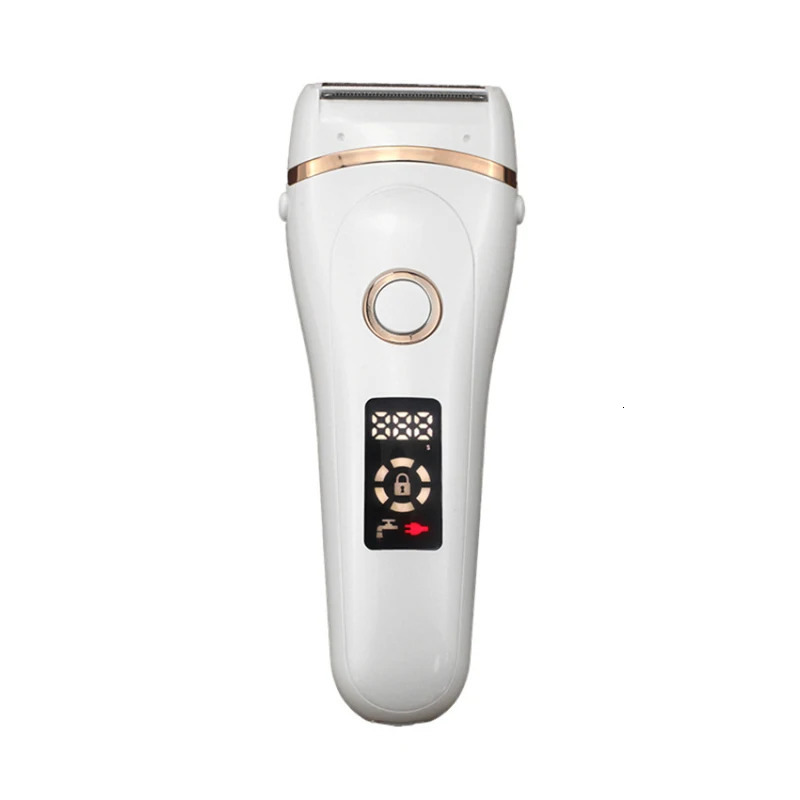Rechargeable Women Painless Electric Epilator Beard Hair Removal Womens Shaving Machines Portable Female Hair Trimmer LCD 240624