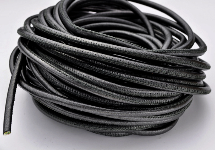 3MM Round Nappa Stitched Leather Cord High Quality Premium Leather Cord 10 meters/lot