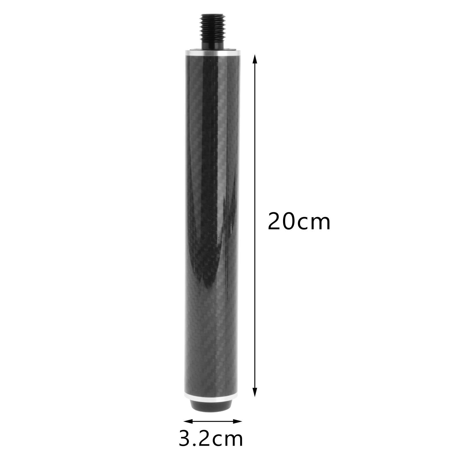 Billiards Pool Cue Extension, Snooker Cue Extended, Cue End Lengthener with Back