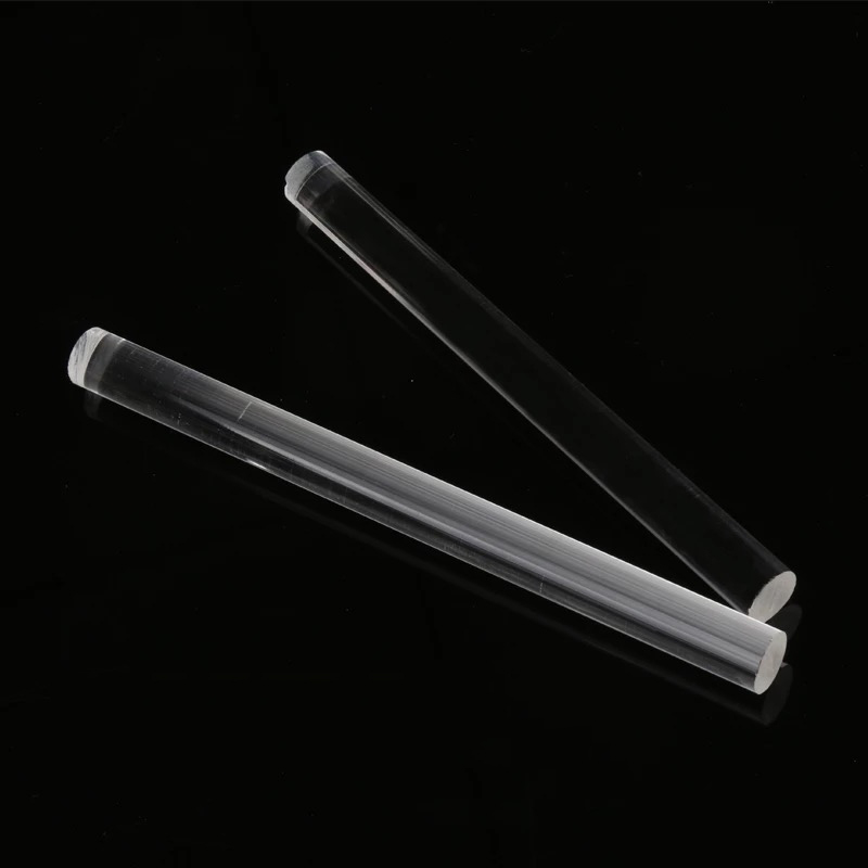 Transparent Acrylic Stick Solid Plexiglass Rolling Pins Industry PMMA Rolling Roller Bar DIY Tools Rod Jewelry Holder Stand