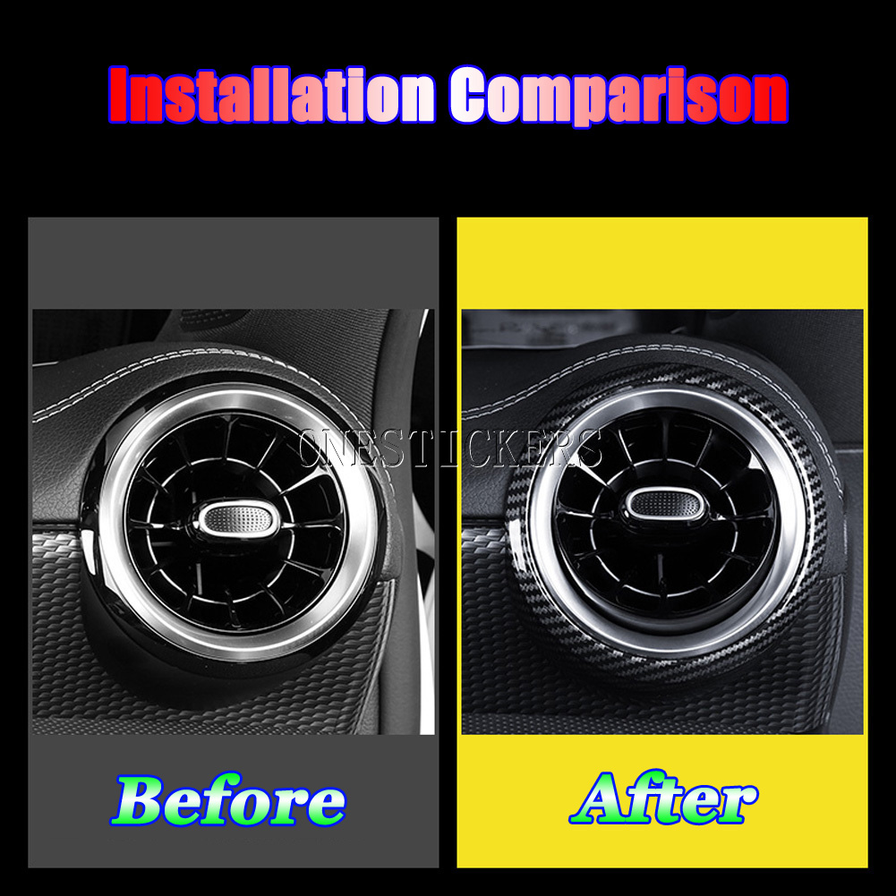 For Mercedes Benz A CLA Class W177 V177 C118 W118 AMG A35 A45 CLA35 CLA45 Car Dashboard Air Conditioning Outlet Cover Trim Frame