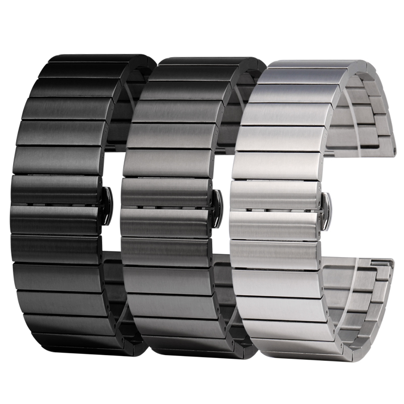 Fine steel watchband for Huawei GT2 Pro watch strap metal titanium gray GT3 steel belt watch3 Pro smart watch GT glory magic46mm