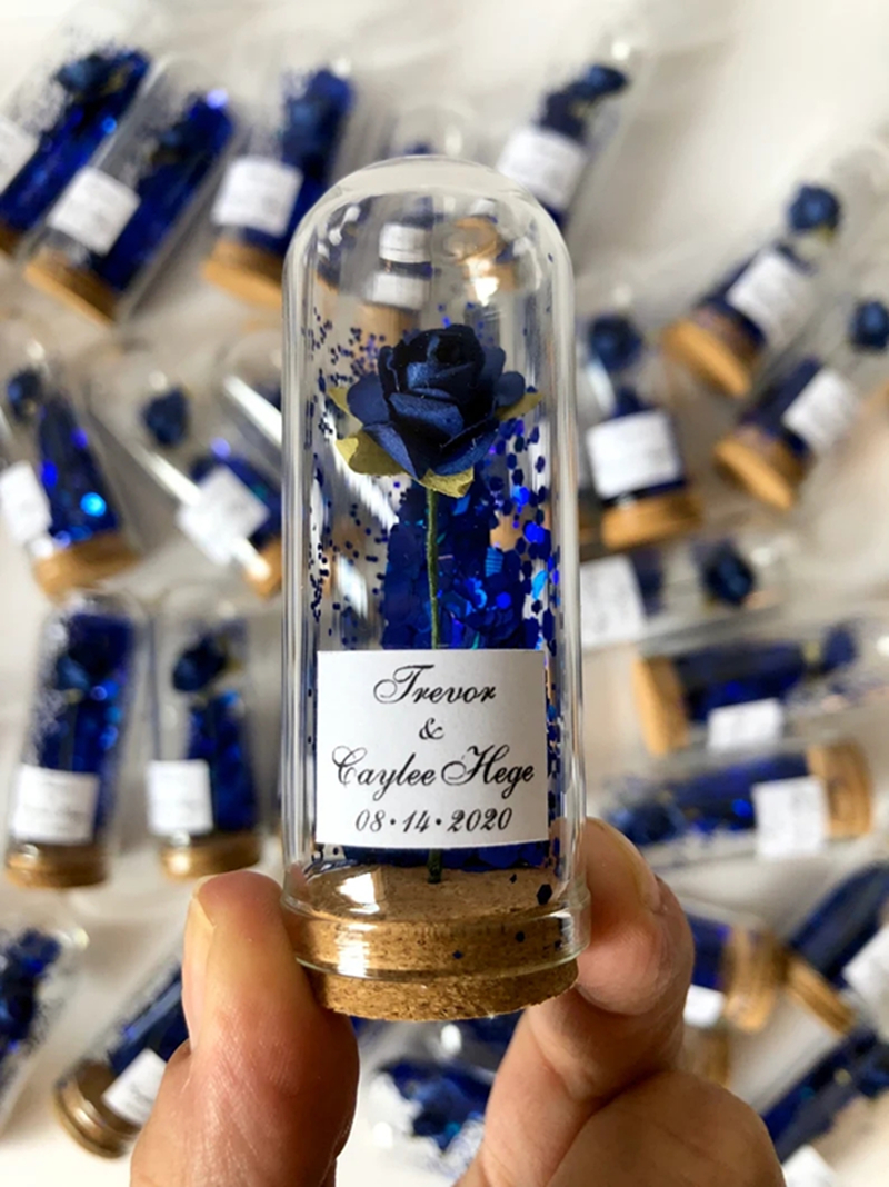 10pcs Wedding Favors for Guests, Wedding Favors, Favors, Dome, Glass Dome, Cloche Dome, Custom Favors, Royal Blue Wedding, Party