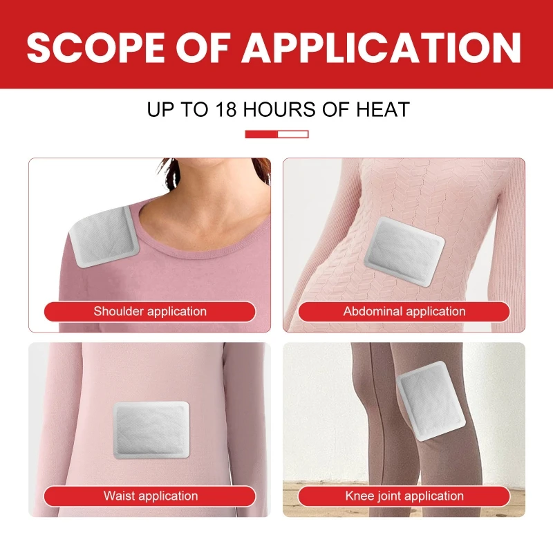 1 Box Self Hot Sticker Mat Body Warmers Pastes Lasting Heating Patches Winter Keep Hand Leg Foot Warm Pastes Pads