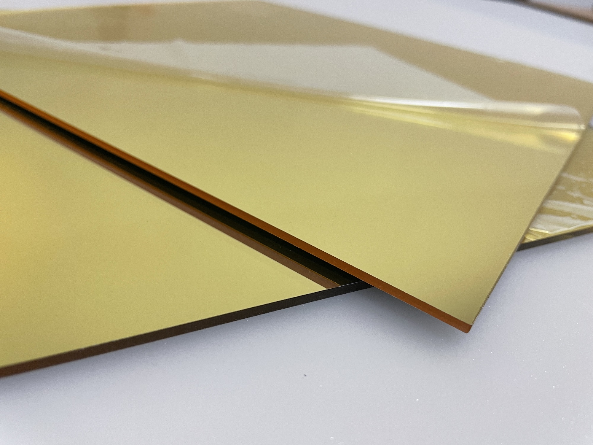3MM Gold Silver Red Acrylic Mirror Square Sheet Plastic Pier Glass Hotel Decorative Lens Plexiglass Mirrors