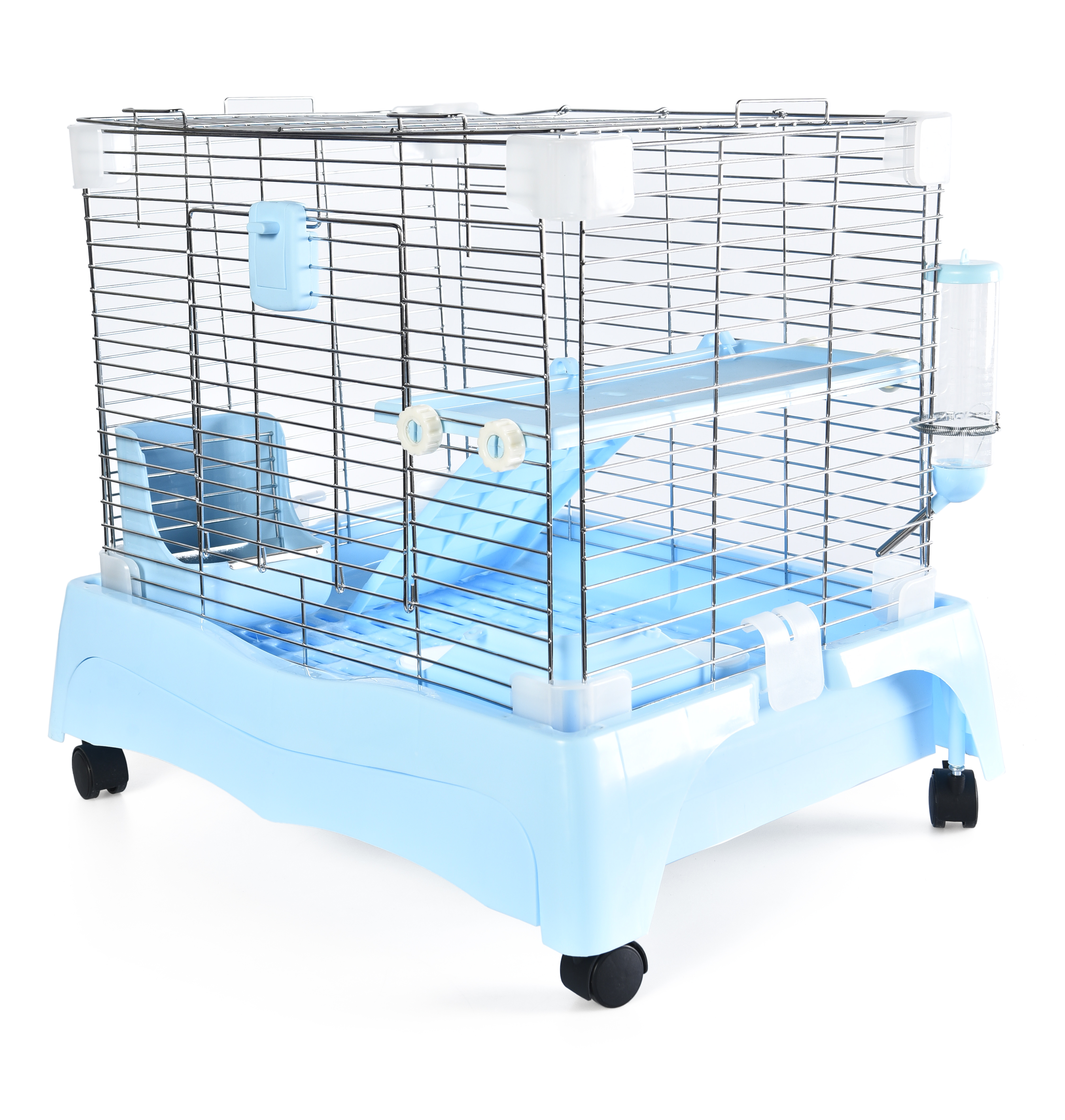 Indoor Solid Rabbit Hutch Cat Play Pen Rabbit Cage With Litter Tray Hutch For Rabbit