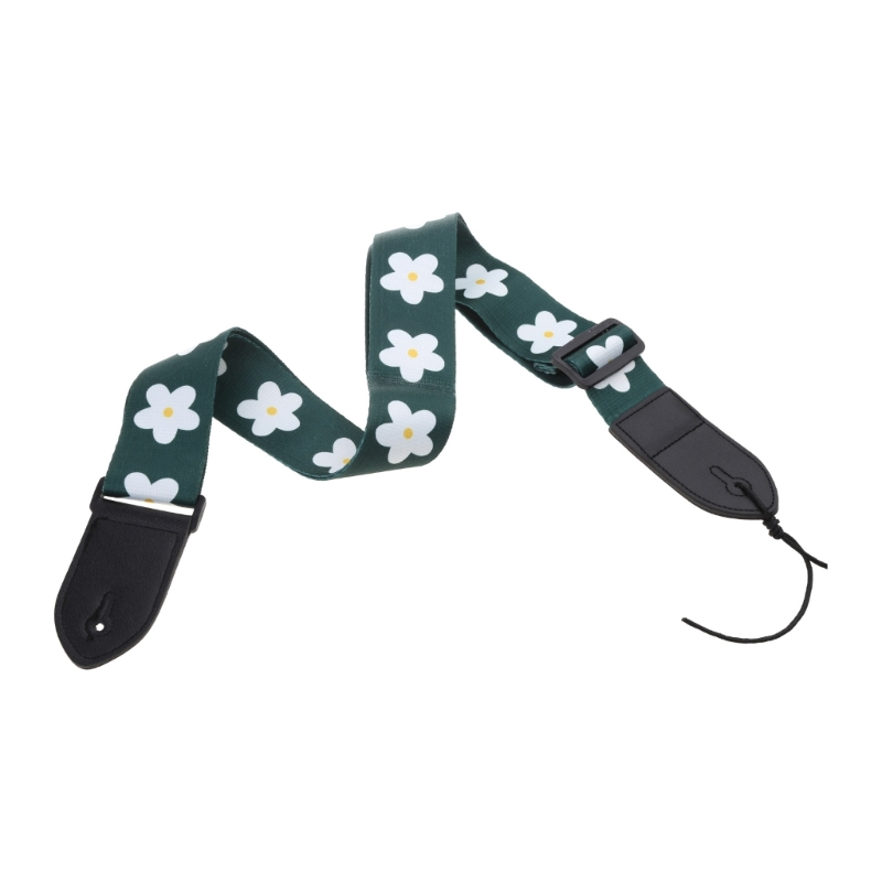 25UC Adjustable Guitar Strap Printed Guitar Shoulder Strap Electric Guitar Shoulder Belt Guitar Accessories for Ukulele Bass