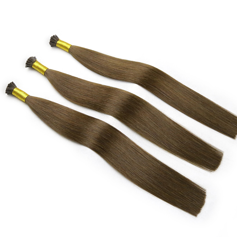 I Tip Raw Virgin Human Hair Original Human Hair Extensions Keratin Capsules Brazil Straight Natural Blonde Color 50pcs Hairpiece