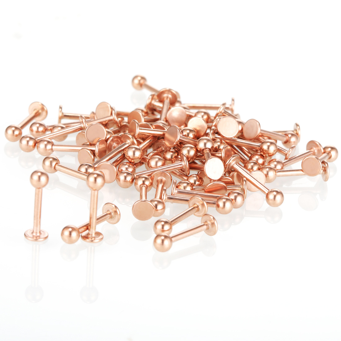 5Pcs Titanium Nose Ring Tongue Piercing Industrial Piercing Lip Piercings Cartilage Earring Eyebrow Rings Helix Piercing Jewelry