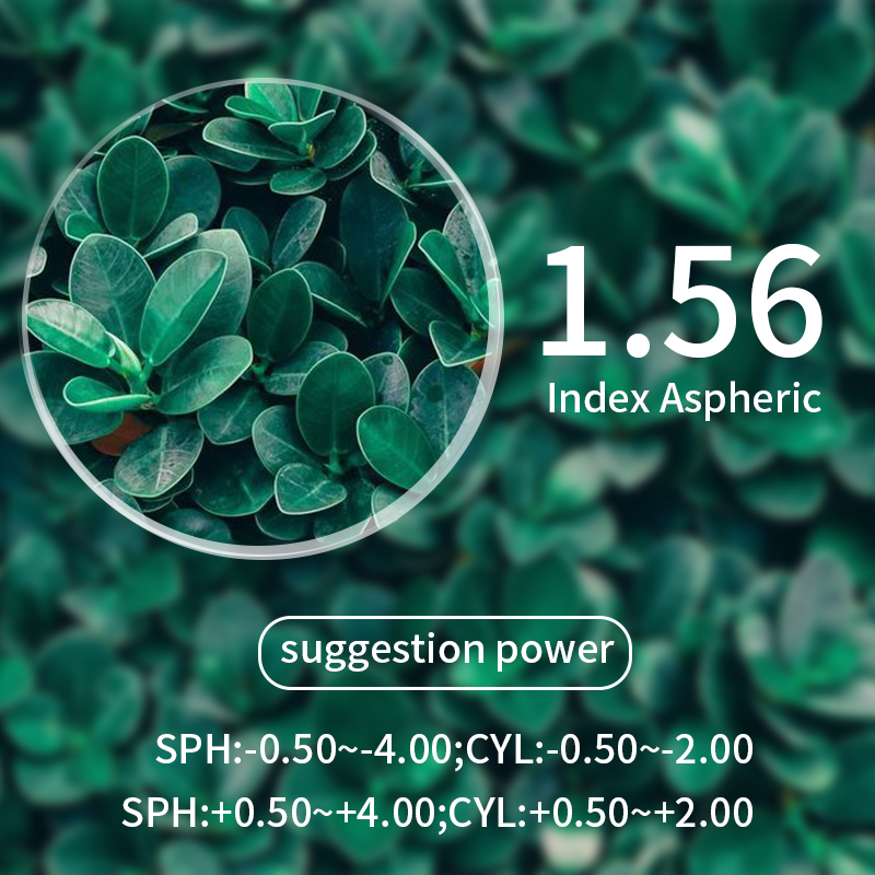 KANSEPT 1.56 Index Prescription Eye Glasses Myopia Brand Lens Clear Glasses Hard Scratch Resistant Aspheric Optical Lenses