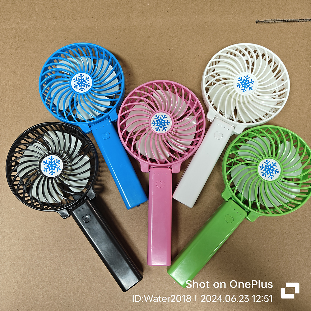 Portable USB Battery Fan Foldable Air Conditioning Fans Foldable Cooler Mini Operated Hand Held Cooling Fan