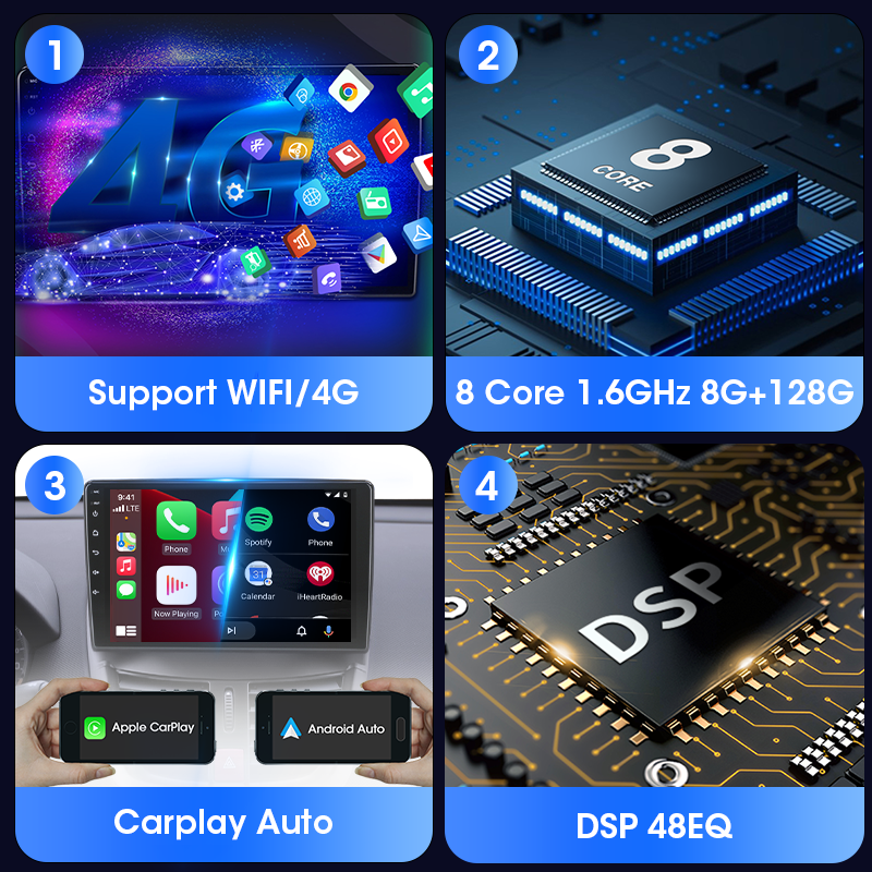 Srnubi 2 Din Android Car Radio for Nissan Rogue X-Trail X Trail 3 T32 2013 - 2017 Qashqai 2 J11 Multimedia Player Carplay Auto
