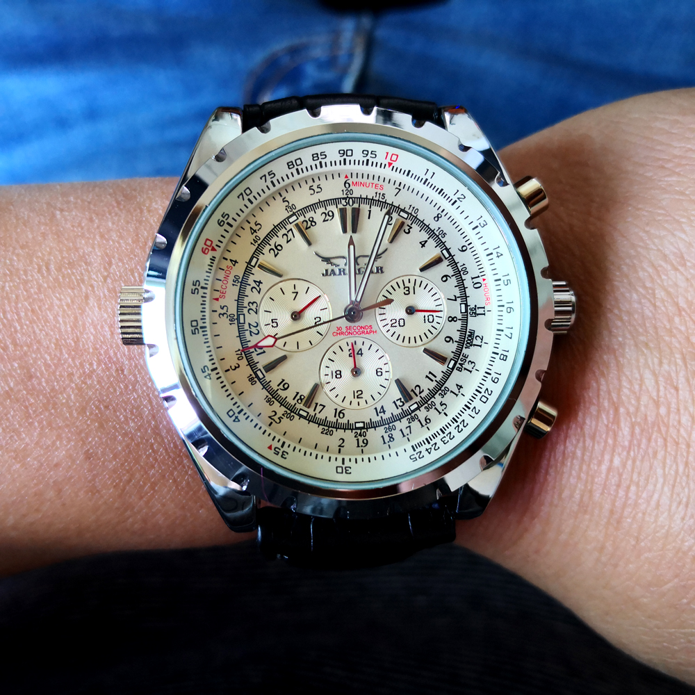 Wristwatches Jaragar Top Men Watch Mens Fashion Mechanical Watches Man Casual Business Waterproof Wristwatch Relogio Masculino