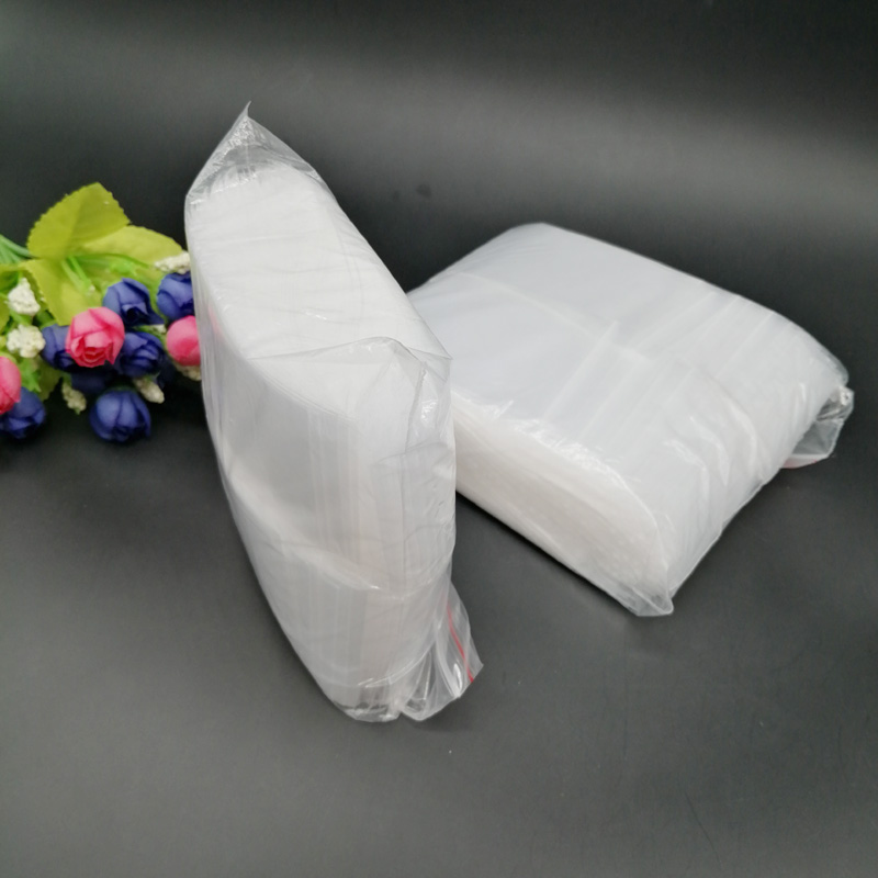 1000pcs White Jewelry Storage Bag Clear Ziplock Plastic Bags For Gifts Wedding Jewelry Packing Bags Reclosable Zip Lock Pouches