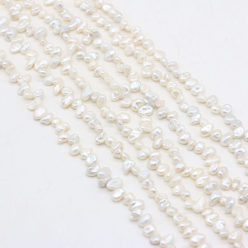 Natural Freshwater Pearl Beads Irregular White Loose Spacer Beaded For Jewelry Making DIY Charms Bracelet Necklace Accessories