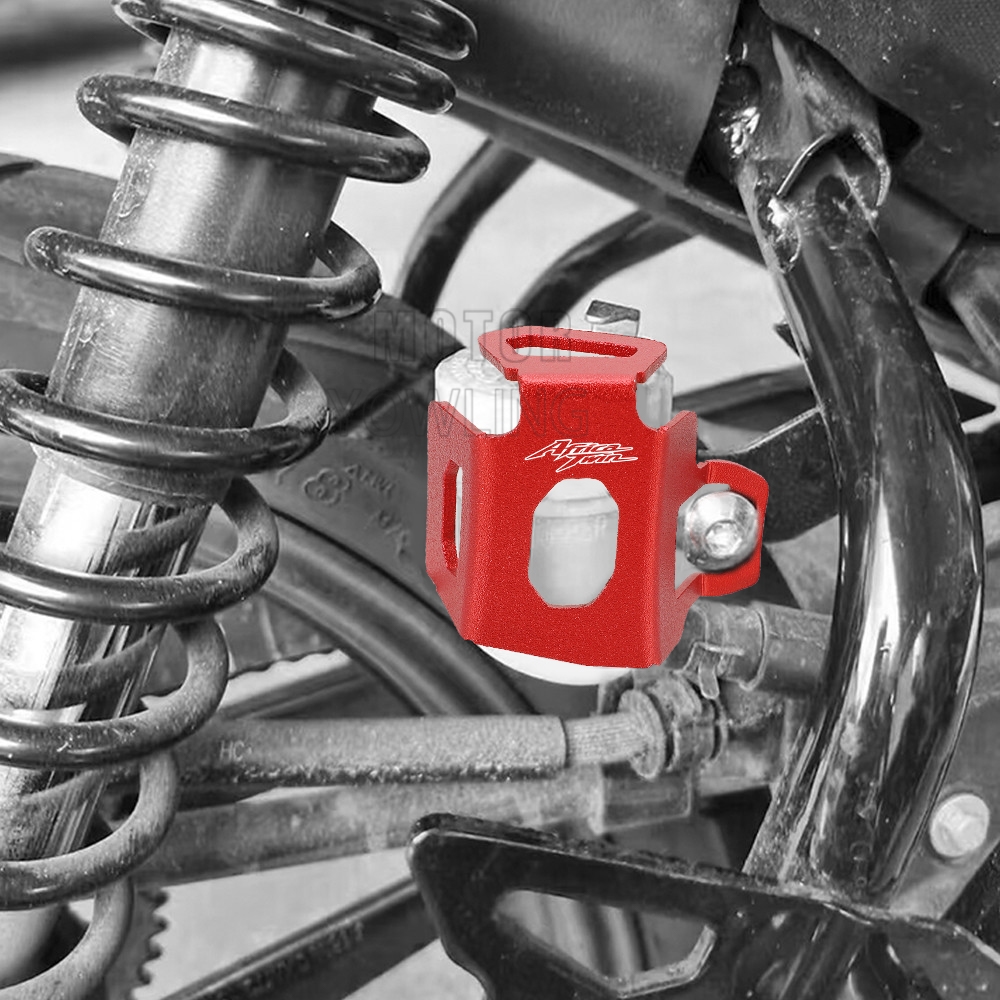 Oil Cap Protector For Honda XRV750 L-Y Africa Twin XRV 750 Motorcycle Accessories Parts Rear Brake Fluid Reservoir Guard Cover