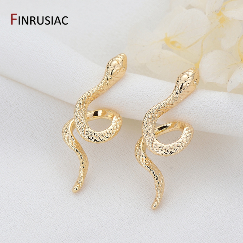 New Design Gold-Plated Snake Shaped And Ant Earrings, Women's Animal Personality Snake Earrings Jewelry Wholesale