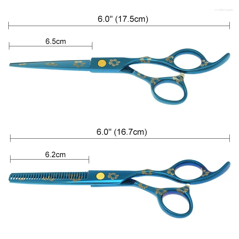 5.5-6.0in Professional Hairdressing Scissors Hair Shears Cutting Thinning Clippers Barber Shop Hairdresser