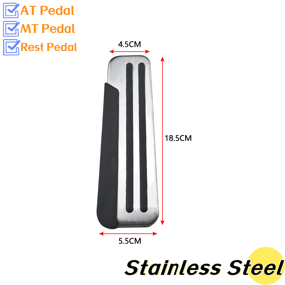 Car Pedal Pad Cover For Nissan X-trail T32 Qashqai Rogue Sport J11 For Renault Kadjar Koleos QM6 MT AT Fuel Brake Footrest Pedal