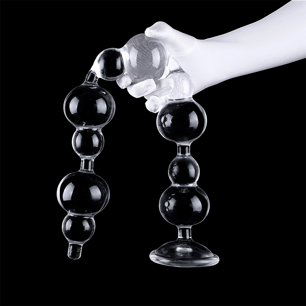 Transparent Anal Plugs Beads Butt Plug Balls For Vagina Prosate Stimulator Massager Men Erotic Adult Sey Toys For Ass Women Gay