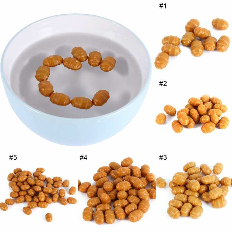 10/20/30/50pcs Tiger Nuts Carp Fishing Lures Soft Floating Tiger Nut Baits Up Terminal Tackle Pellets Fishing Lure Baits