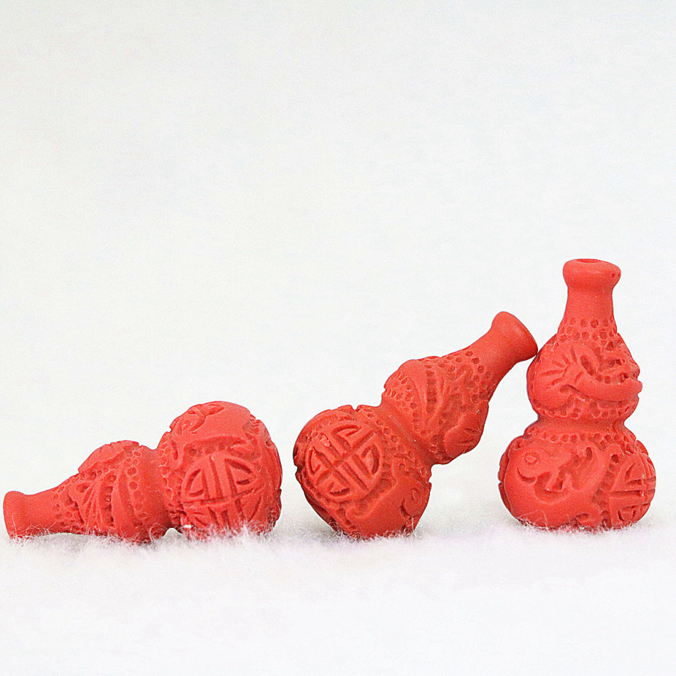 Charms 7 shape pendant beads 5pcs synthetic red cinnabar heart tortoise buddha spacers stone jewelry findings accessories B943