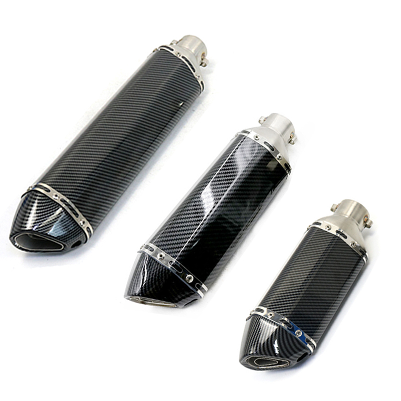 51MM Universal Motorcycle Exhaust Pipe Muffler Racing Escape akrapovic Moto For yamaha r15 crf 230 tmax500 CB400 cb650f exhaust