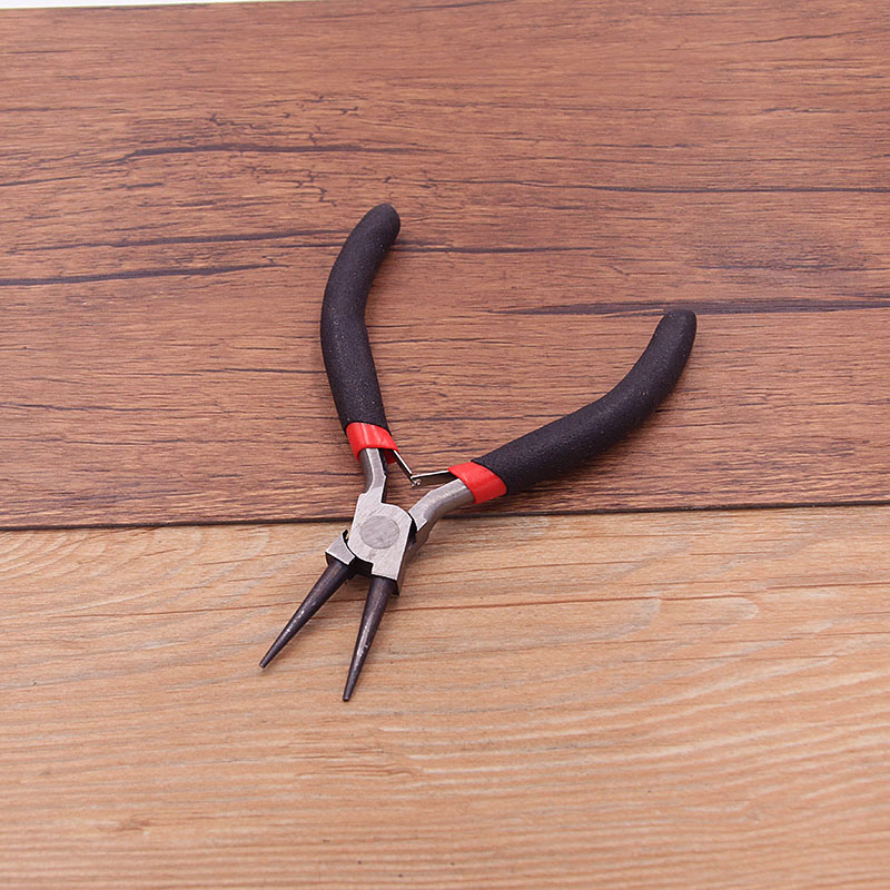 1PCS 10 Styles Pliers Diagonal Round Bent Needle Nose Cutter Handcraft Beading Insulated For DIY Small Jewelry Tools