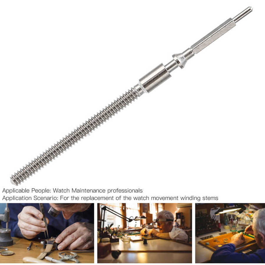 Movement Watch Steel Stem Crown Kit Watch of Parts 3135/2135 rods Movement Watch Stem Spare Parts for Watchmaker Repair Tool