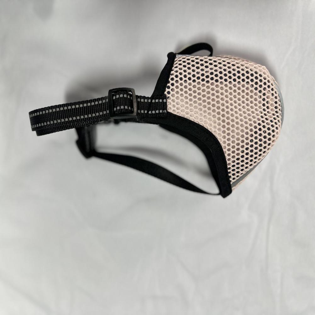 Anti-biting Dog Muzzle Buckle Adjustment Dog Muzzle Breathable Mesh Dog Muzzle for Medium Dogs Adjustable for Scavenging