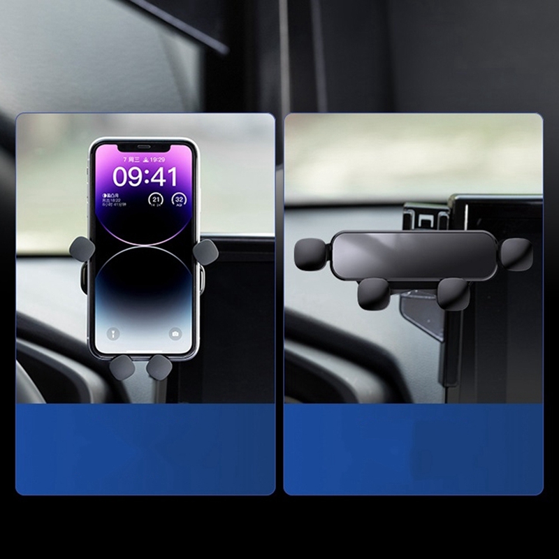 Car Universal Gravity Phone Holder Electric Auto Cellphone Stable Stand Support Adapt To 10.25In For MG4 EV Mulan Parts