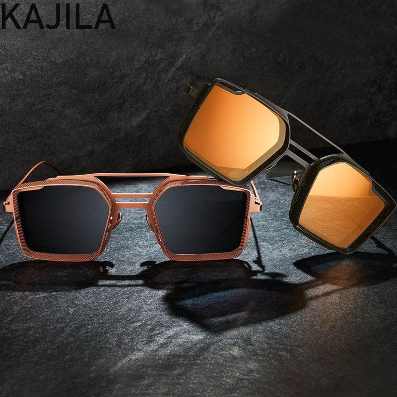 Vintage Steampunk Square Sunglasses Men 2024 Luxury Brand Retro Punk Sun Glasses For Male Trendy Rectangle Eyewear Wholesale