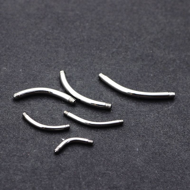 TianciFBYJS 14G/16G Straight Barbell Ring Bar Piercing Replacement Accessories Body Jewelry Eyebrow Nose Lip Stud Screw Ball