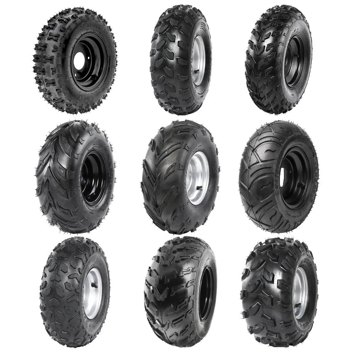 1pc Tire & Wheel Assembly 150cc 200 ATV Quad Go kart