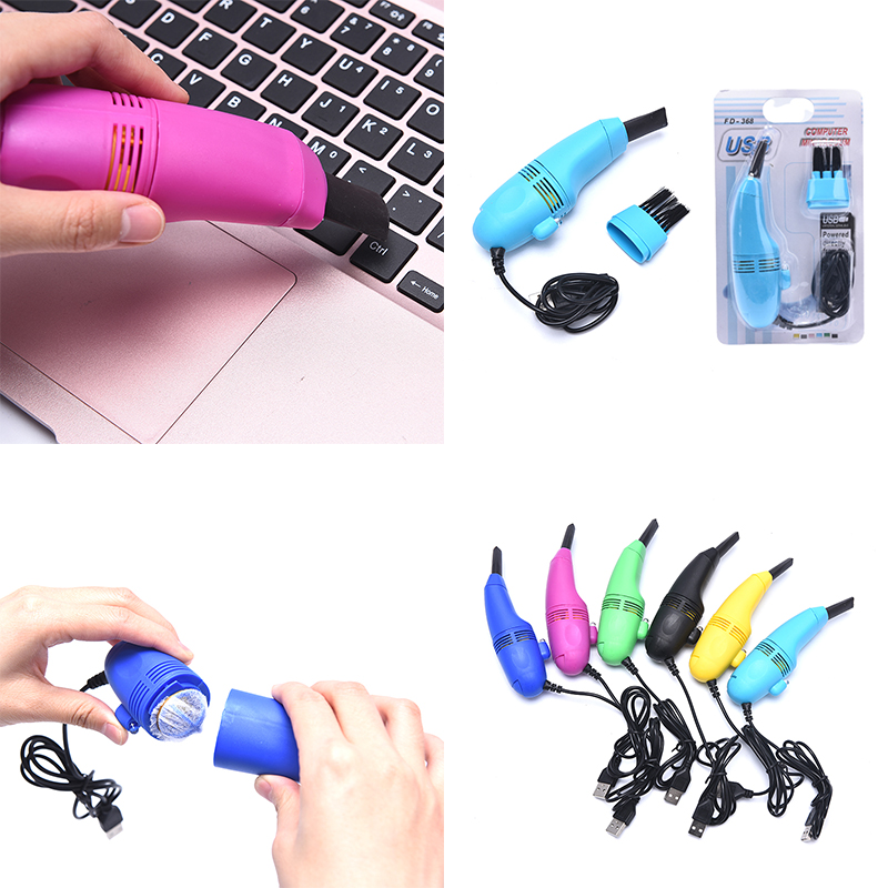 Mini Computer Vacuum USB Keyboard Cleaner PC Laptop Brush Dust Cleaning Kit Vaccum Cleaner Computer Clean Tools