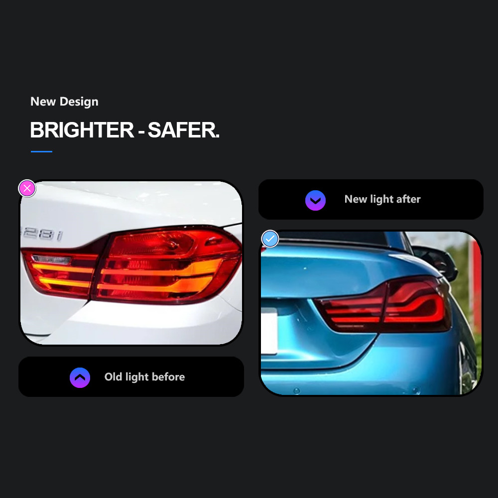 Auto Taillight for BMW F32 F36 425i M4 GTS DRL Fog Brake Lamp Assembly Tuning Lights Plug And Play