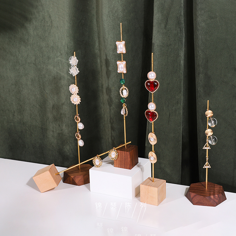 Jewlery Holders Earring Stand for Jewelry Exhibitor Earring Holder Jewelery Organizer Storage Jewellery Display Case Customized