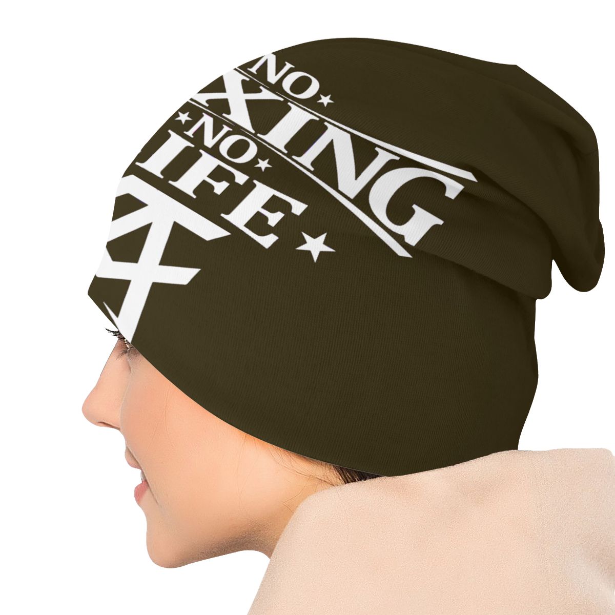 Adult Men's Knit Hat Canelos Alvarez No Boxing No Life Essential 4 Bonnet Hats summer cap Funny Unisex Skullies Beanies Caps