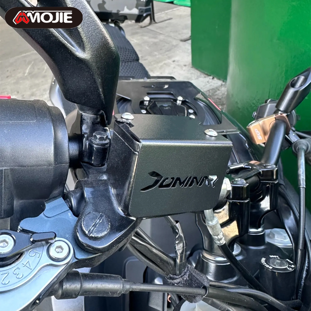 Front Rear Brake Pump Fluid Tank Oil Cup Reservoir Guard FOR BAJAJ DOMINAR 250 400 DOMINAR250 DOMINAR400 All YEAR 2024 2023 2022
