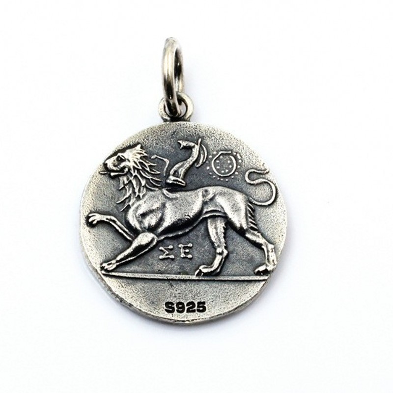 BOCAI New 100% Solid S925 Silver ancient coin Pendant handmade ancient Rome Egypt Greece Silver Currency Man and Woman Pendants
