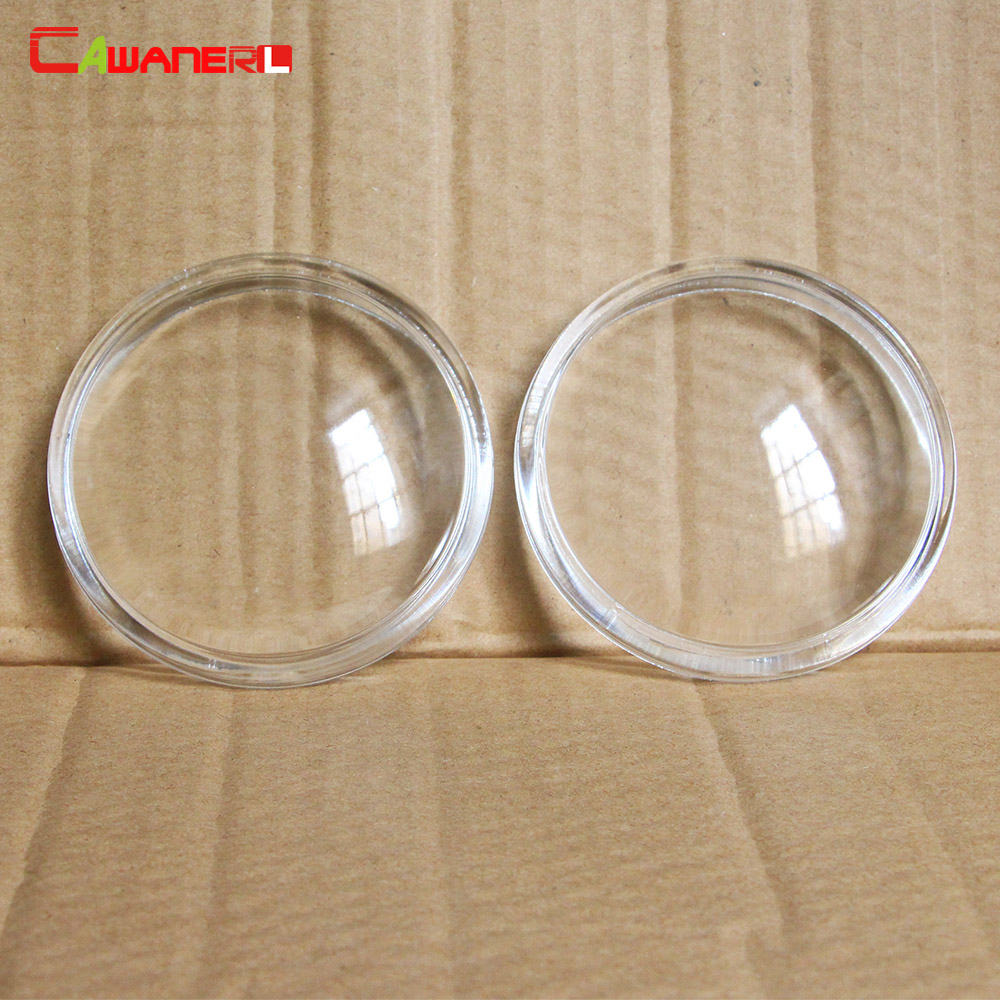 Cawanerl For Renault Duster Scenic Koleos Megane Captur Clio Lodgy Thalia Car 90mm Round Front Fog Light Glass Cover Lens