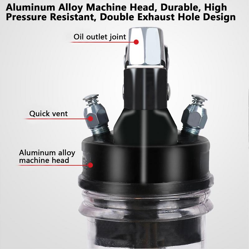 Grease Tube Manual Grease Filler Pump Grease-Making Tool For Vehicles Tractors RVs Cars Power Take-Off Shafts Steering Cylinders