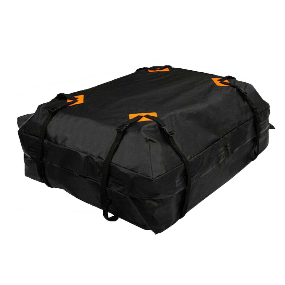 425 L Car Roof Storage Bag Waterproof Trunk SUV Cargo Carrier Bag Roof Luggage Bag Racks With Anti-slip Mat 112x84x44cm